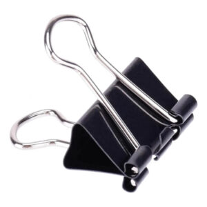 Kit Clips Borboleta Prendedor De Papel Binder 25mm e 51mm Preto - Oferta na Shopee