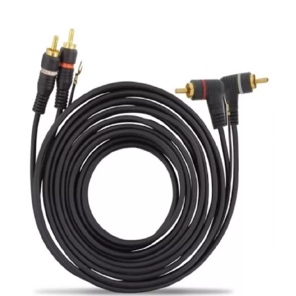 01 Cabo Rca 2 X 2 com Fio Terra 5 metros Áudio Som e Som Automotivo Flex Preto 01 Cabo Rca 2 X 2 com Fio Terra 5 metros Áudio Som e Som Automotivo Flex Preto - Oferta na Shopee