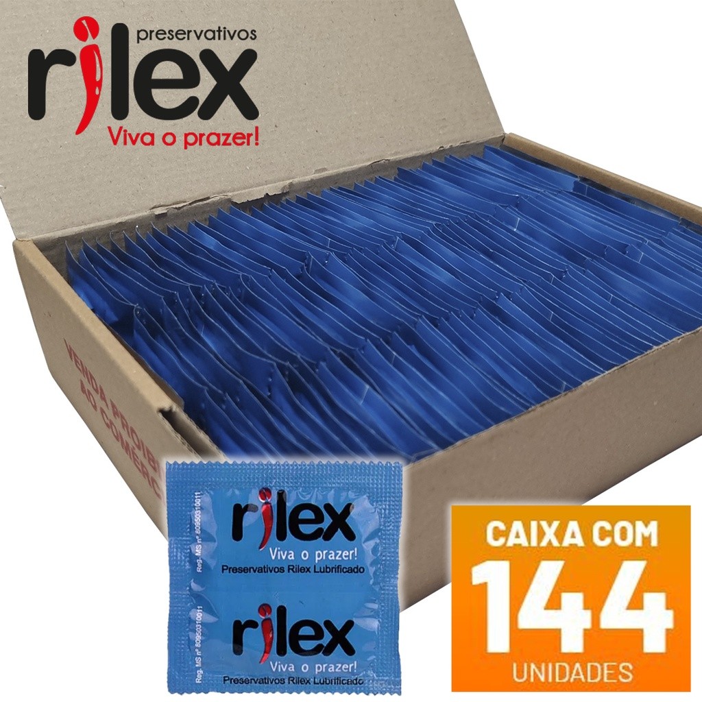 Caixa de Camisinha 144 Preservativos Rilex Sexy Shop Produtos Caixa de Camisinha 144 Preservativos Rilex Sexy Shop Produtos - Oferta na Shopee