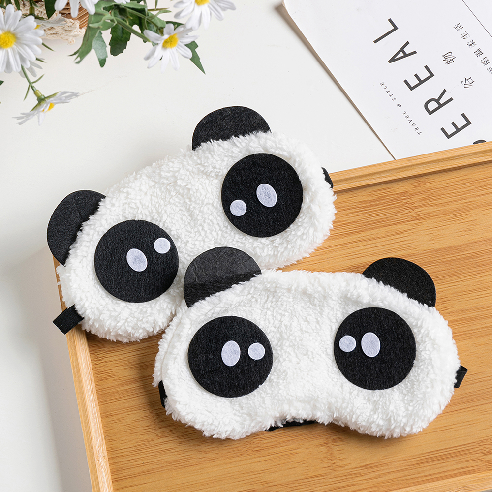 Panda dos desenhos animados máscara de sono máscara de olho de pelúcia tecido macio olho remendos máscara de dormir Panda dos desenhos animados máscara de sono máscara de olho de pelúcia tecido macio olho remendos máscara de dormir - Oferta na Shopee