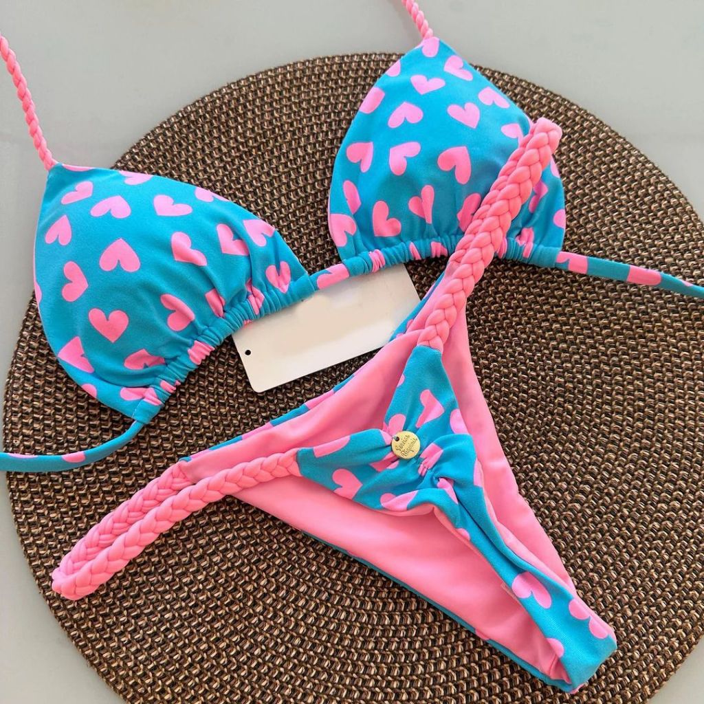 Biquini Feminino Fato de banho Moda Feminina Impressão Praia Férias Biquini Feminino Fato de banho Moda Feminina Impressão Praia Férias - Oferta na Shopee