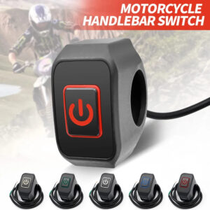 Botão De Interruptor Modificado De Motocicleta Controle De Buzina De Farol ON/OFF Para Interruptores À Prova D'água De 22mm Montagem Em Guidão - Oferta na Shopee