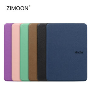 Capa Inteligente Slimshell Cor Sólida Para Kindle Paperwhite 12/11/10/7/6/5o Premium Leve Magnética De Couro De PU Com - Oferta na Shopee