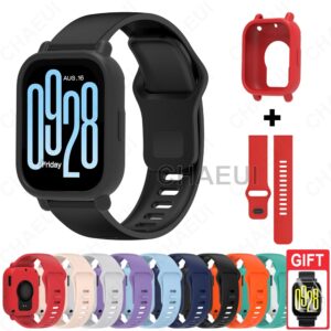 Pulseira De Silicone Com Acessórios De Capa Para Redmi Watch 5 Active / Redmi Watch 5 Lite - Oferta na Shopee