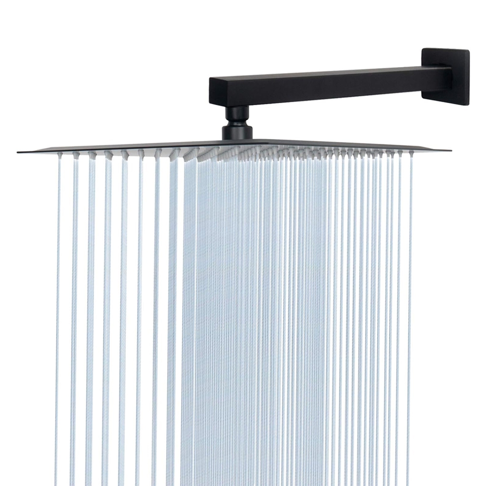 Chuveiro Ducha 30x30 Preto Inox 304 Quadrado Reto/Articulado Banheiro Piscina Area Externa Chuveiro Ducha 30x30 Preto Inox 304 Quadrado Reto/Articulado Banheiro Piscina Area Externa - Oferta na Shopee