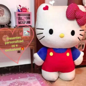 Pelúcia Hello Kitty Vermelha 60CM - Super Macia