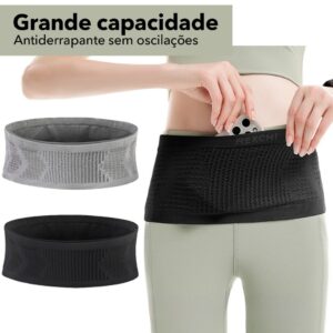 Bolso De Corrida De Alta Elasticidade Para Homens E Mulheres De Fitness Ao Ar Livre Profissional Sem Cinto De Agitação . - Oferta na Shopee