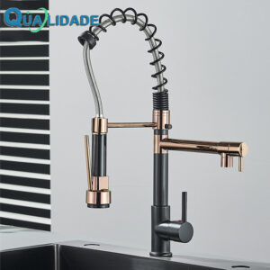 Torneira Cozinha Gourmet Monocomando Com Spray Extensor - Oferta na Shopee
