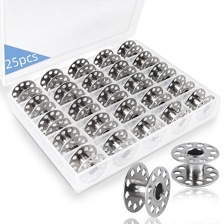 Kit Com 25 Bobinas Carretilha De Metal para Maquina reta INDUSTRIAL + Estojo Kit Com 25 Bobinas Carretilha De Metal para Maquina reta INDUSTRIAL + Estojo - Oferta na Shopee
