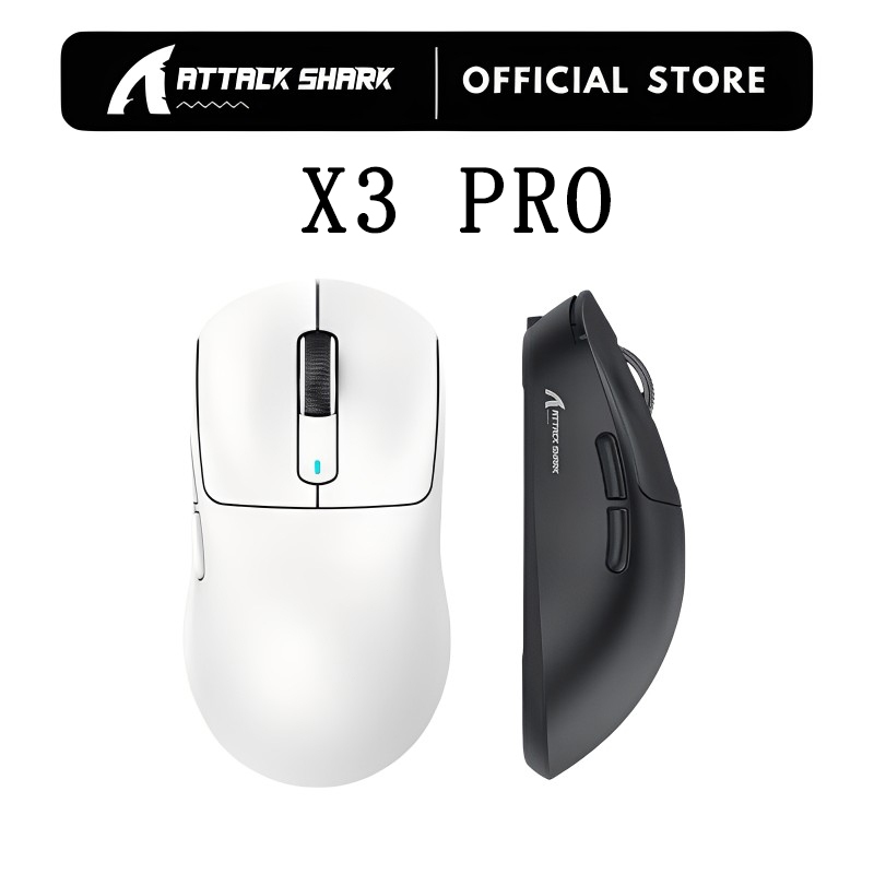ATTACK SHARK X3PRO 4K/8K Lightweight Wireless Gaming Mouse PAW3395 26K DPI Long Battery Tri-Mode Wired/2.4GHz/BT for PC ATTACK SHARK X3PRO 4K/8K Lightweight Wireless Gaming Mouse PAW3395 26K DPI Long Battery Tri-Mode Wired/2.4GHz/BT for PC - Oferta na Shopee