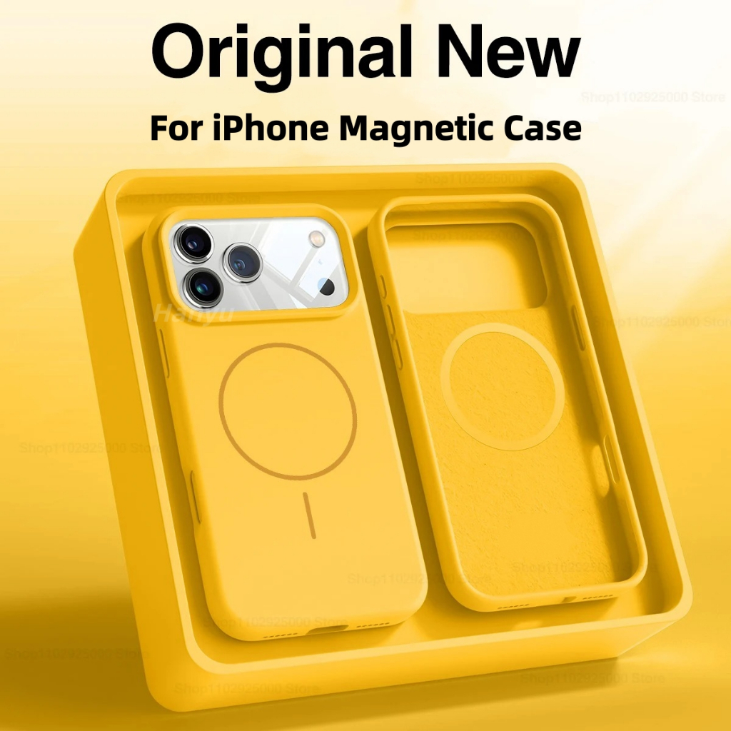 Para iPhone 17 Pro Max Capa De Telefone Magnética De Silicone Líquido 16 15 14 13 Anel Fino Forte Fixação Anti Impressão Para iPhone 17 Pro Max Capa De Telefone Magnética De Silicone Líquido 16 15 14 13 Anel Fino Forte Fixação Anti Impressão - Oferta na Shopee