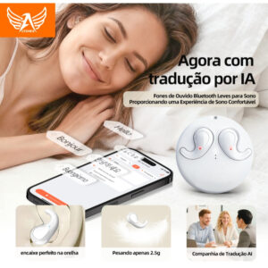 Fone de ouvido para dormir Mini fone de ouvido invisível (fone de ouvido embutido) Fone de ouvido Bluetooth invisível pa - Oferta na Shopee