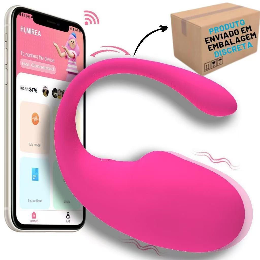 Vibrador Bluetooth Controlado Por Aplicativo-9 Modos De Vibração Poderosos , Reprodução Remota , Ultra Silencioso E Reca Vibrador Bluetooth Controlado Por Aplicativo-9 Modos De Vibração Poderosos