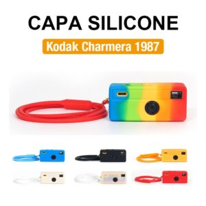 [Film Lab] Capa Silicone Kodak Charmera 1987 Case Para Câmera Capa Protetora Com Alça KA002 - Oferta na Shopee