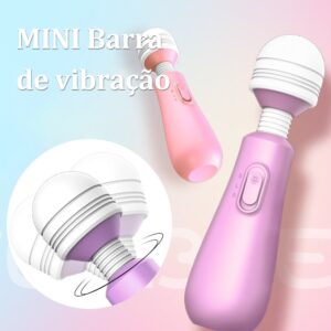 Textura Mágica Do Silicone Da Vara Clitóris Massager Corpo Vibrador Estimulada-Recarregável - Oferta na Shopee