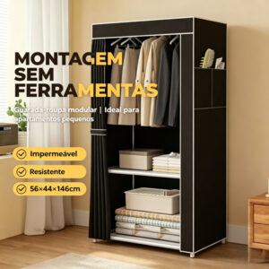 Guarda-Roupa Portátil Dobrável Pequeno