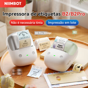 Niimbot B2/B2Pro Mini Impressora De Etiquetas Portátil Bluetooth Para Etiqueta De Nome