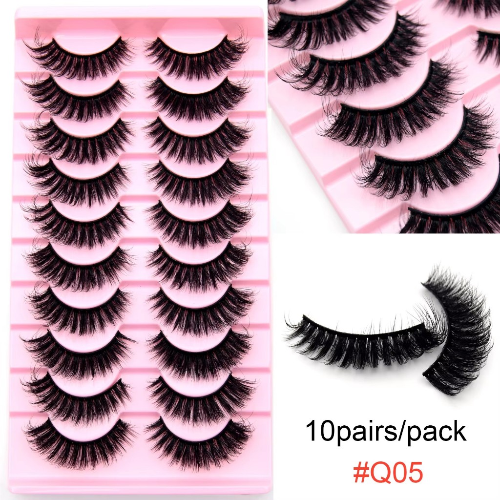 Cílios Multipack Grosso Longo Postiços 3D Falso Vison Naturais Dramáticos Extensão De Maquiagem Cílios Multipack Grosso Longo Postiços 3D Falso Vison Naturais Dramáticos Extensão De Maquiagem - Oferta na Shopee