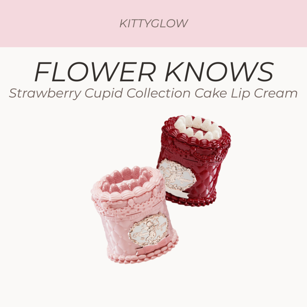 FLOWER KNOWS Morango Cupido Coleção Bolo Creme Labial FLOWER KNOWS Morango Cupido Coleção Bolo Creme Labial