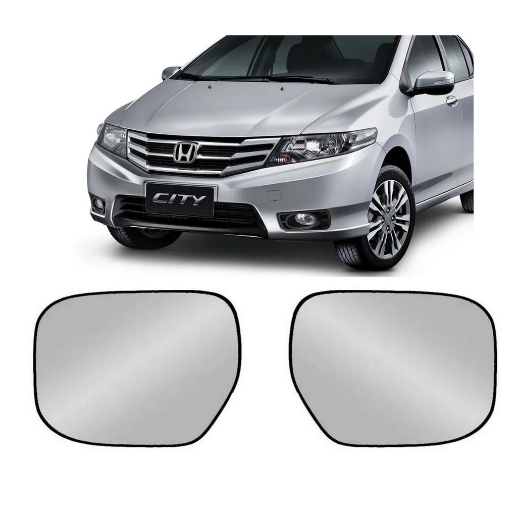 Lente Espelho Refil Retrovisor Honda City 08 09 10 11 12 14 Lente Espelho Refil Retrovisor Honda City 08 09 10 11 12 14