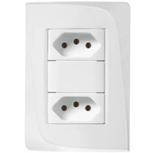 CONJUNTO TOMADA DUPLA 20A 250V PEZZI TENDENZA 50000 - Oferta na Shopee