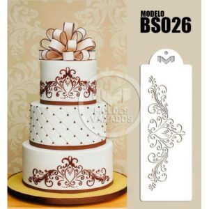 Stencil Bolo Pasta Americana Glacê - Bs026 - Oferta na Shopee