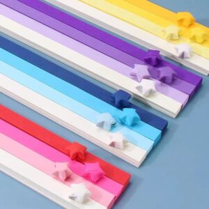 540/210 Strips Colorful Star Strip Origami Set Hand Fold DIY Gift Paper Household Decoration - Oferta na Shopee