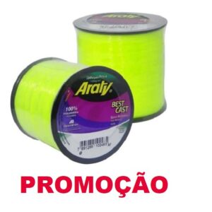 Linha De Pesca Araty Best Cast Amarelo Fluorescente Envio Imediato - Oferta na Shopee