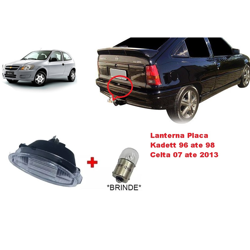Lanterna Luz De Placa Iluminação Corsa Wind Gm Classic 67 comum 6001 Lanterna Luz De Placa Iluminação Corsa Wind Gm Classic 67 comum 6001 - Oferta na Shopee