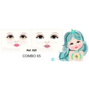 Olho Para Boneca De Pano_Transfer  Para Carinhas De Bonecas De Pano Ref.: 65 _ Para Bonecas De 50 cm - Oferta na Shopee