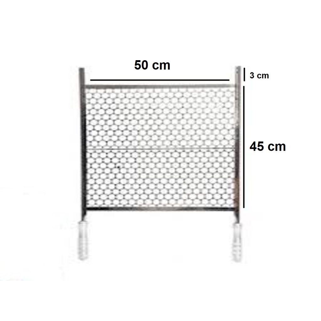 Grelha 50x45 Pontas Churrasqueira Churrasco Aço 100% Inox Top Grelha 50x45 Pontas Churrasqueira Churrasco Aço 100% Inox Top - Oferta na Shopee