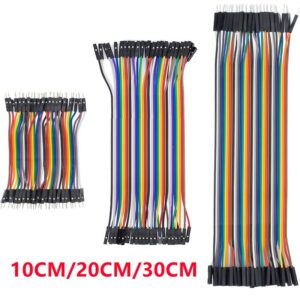 40pin Linha Dupont 10 Cm/20/30 Macho Para + Fêmea Cabo Jumper arduino DIY KIT - Oferta na Shopee