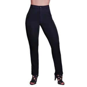 Calça Social K2b Cintura Alta Bolso frontal Traseiro Uniform - Oferta na Shopee