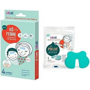 Kit Vacina com Pikluc Alívio da Injeção + Xô Febre Compressa Likluc Infantil Conforto Térmico Premiu - Oferta na Shopee