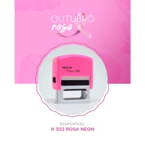 carimbo personalizado Automático nykon Diversas Cores para escolher - Medida 38x14. - Oferta na Shopee