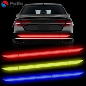 [Novo] Adesivos Refletivos Para Carros/Fita De Segurança De Advertência De Porta-Malas/De PVC Autoadesivos Automóveis/De - Oferta na Shopee