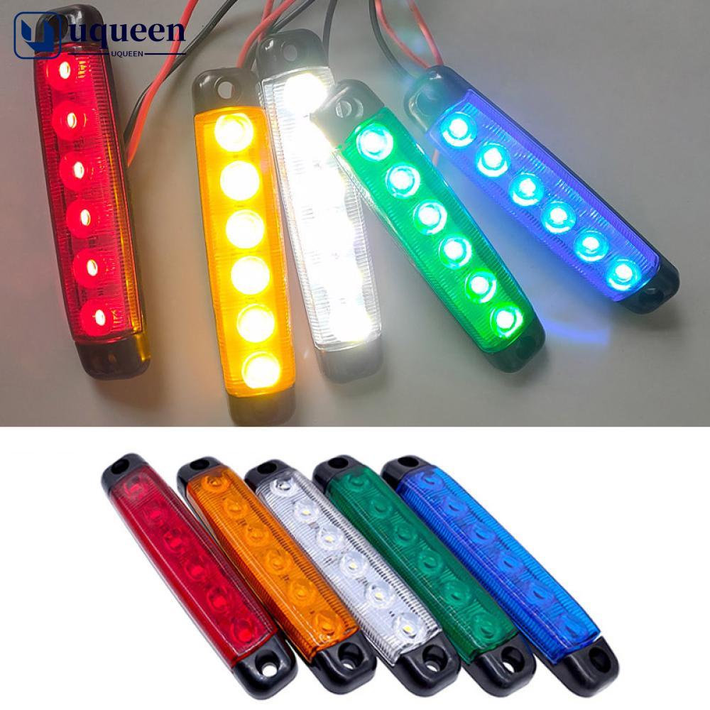 UQUEEN 1PC Indicadores De Marcação Lateral Do Reboque De Caminhão 6LED 24V Luz De Sinalização De Advertência Da Traseira P8R7 UQUEEN 1PC Indicadores De Marcação Lateral Do Reboque De Caminhão 6LED 24V Luz De Sinalização De Advertência Da Traseira P8R7
