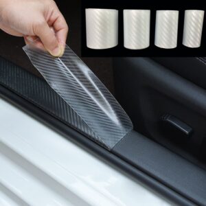 5CM Padrão De Fibra De Carbono À Prova D'água Míldio Adesivo Nano Forte Proteção De Borda De Porta De Carro - Oferta na Shopee