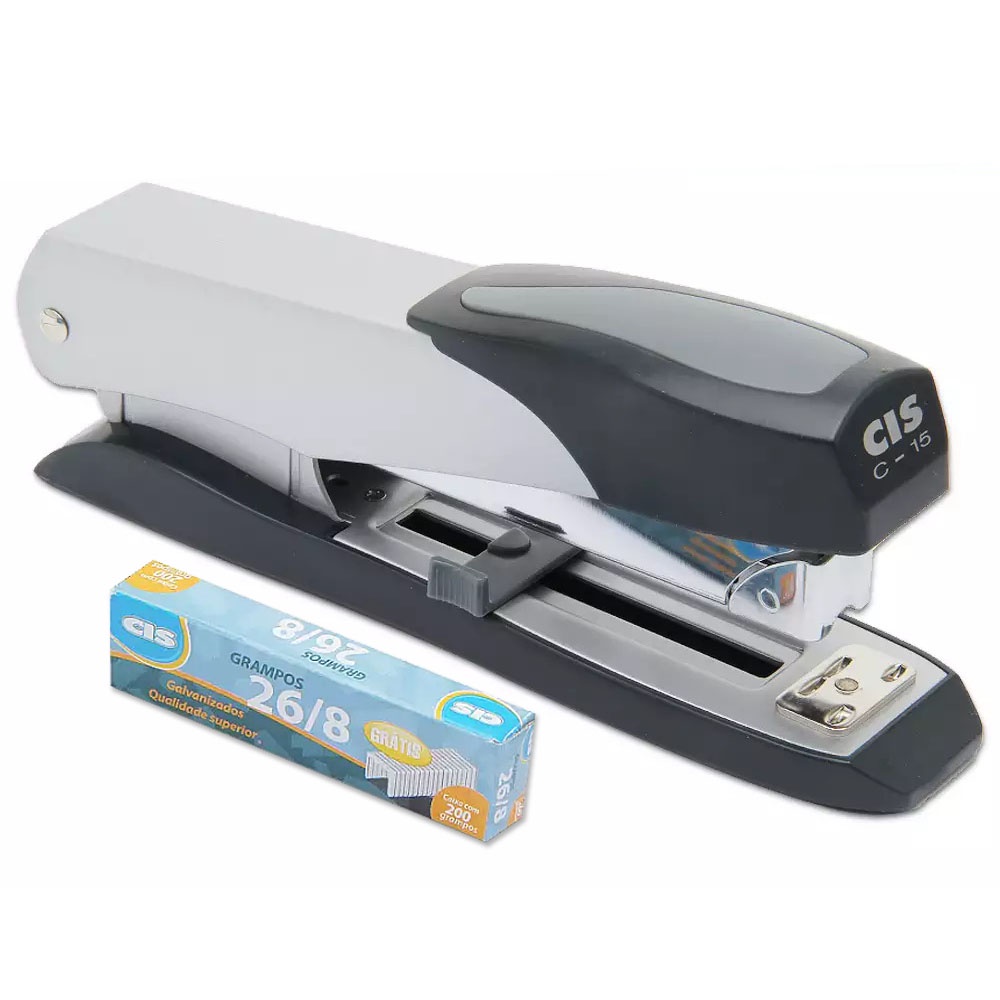 Grampeador C-15 Metallic 40 Folhas Cis Grampeador C-15 Metallic 40 Folhas Cis