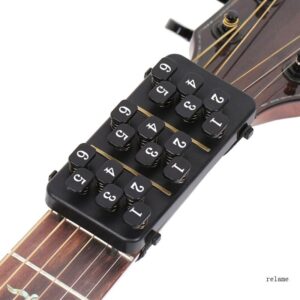 Aprendizagem Do Acordes Violão Rel Ferramenta Auxílio À Prática Ensino Dedos - Oferta na Shopee