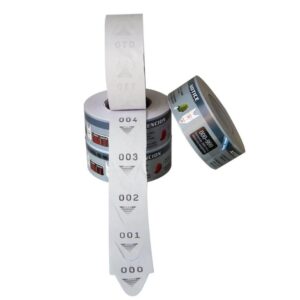 Rolo / Bobina De Senha Atendimento Numerada 3 Dígitos Com 2000 Senhas Preta - Oferta na Shopee