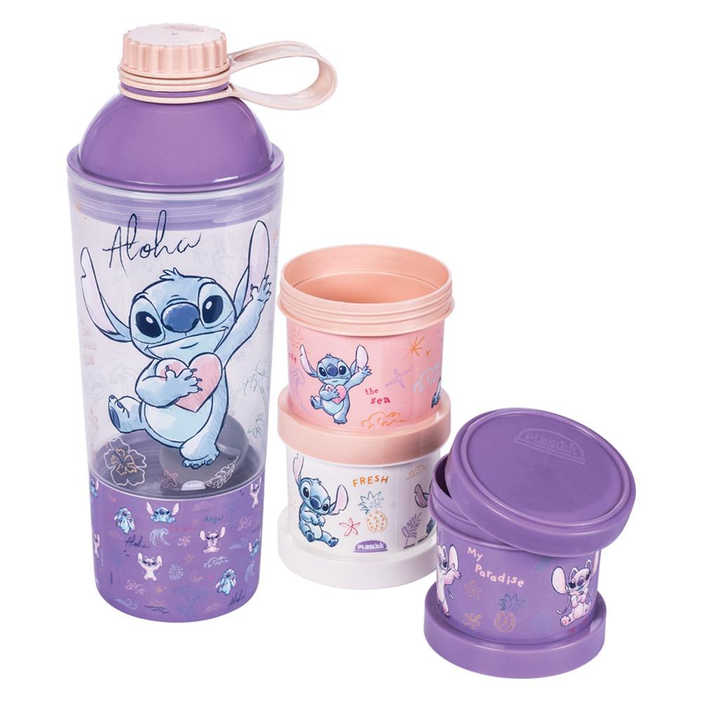 Kit Presente Shakeira e Potes 3 em 1 Stitch Plasútil Kit Presente Shakeira e Potes 3 em 1 Stitch Plasútil