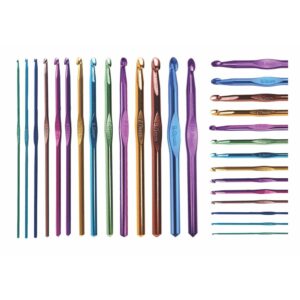 Kit Agulha Para Crochê - Pacote Com 14 Tamanhos - Oferta na Shopee