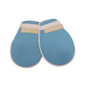 Par de Luvas De Contenção Para Idosos Acamados Com Velcro - Oferta na Shopee