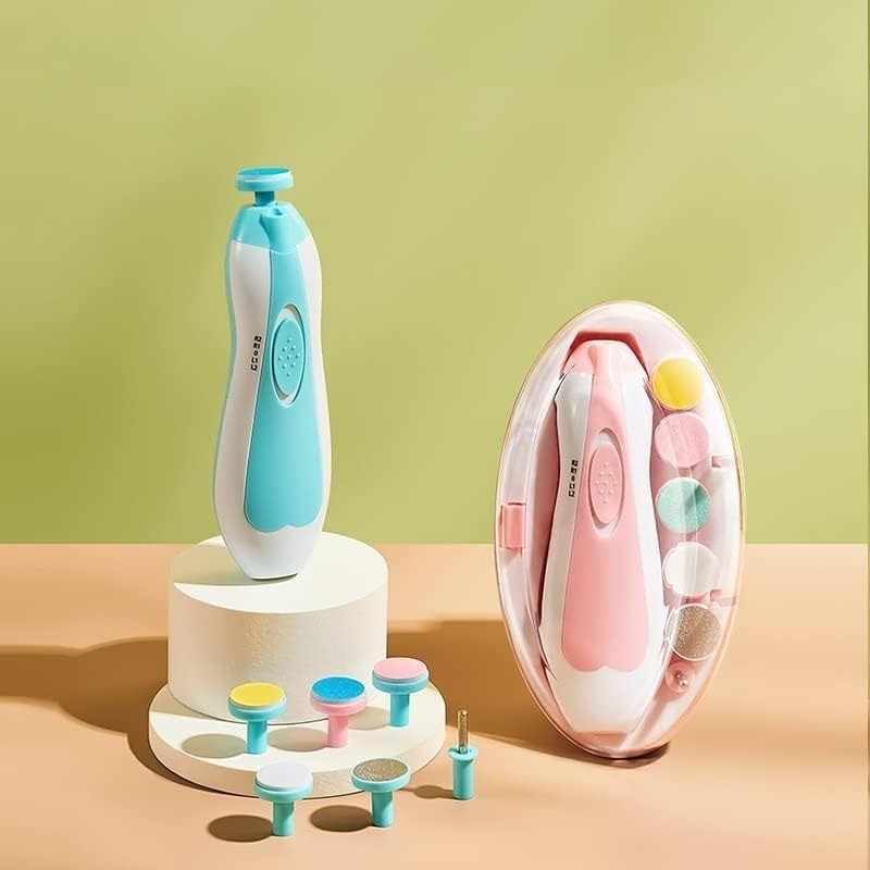 Lixa de Unha para Bebê Elétrico Aparador Cortador Para Bebê Infantil Com Estojo novo nova Lixa de Unha para Bebê Elétrico Aparador Cortador Para Bebê Infantil Com Estojo novo nova