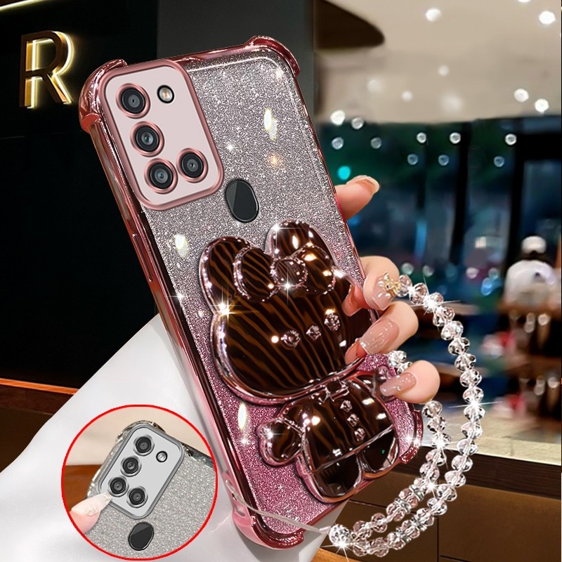 Capa Para SAMSUNG a21s Macio Claro Quatro Cantos Espessamento Banhado Silicone Caso De Telefone Coelho Espelho De Maquia Capa Para SAMSUNG a21s Macio Claro Quatro Cantos Espessamento Banhado Silicone Caso De Telefone Coelho Espelho De Maquia - Oferta na Shopee