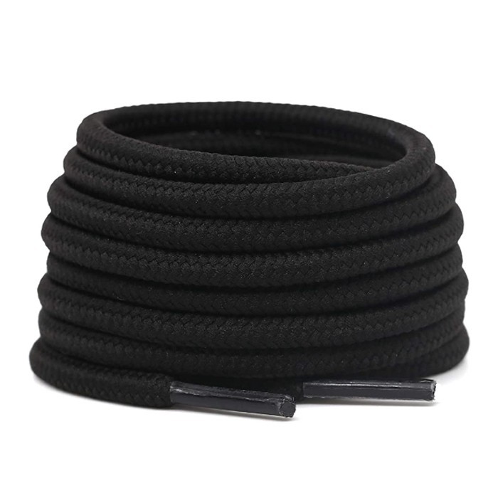 5 Par Cadarço Redondo Roliço Branco ou Preto de Qualidade para Tenis 120cm - Coturno, Bota, Short 5 Par Cadarço Redondo Roliço Branco ou Preto de Qualidade para Tenis 120cm - Coturno