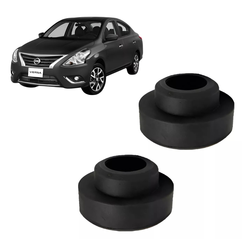 2 Calço de Molas Traseira Nissan Versa 32mm 2012 a 2019 2 Calço de Molas Traseira Nissan Versa 32mm 2012 a 2019