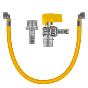 Kit 6 Metros Tubo Pex 16mm P/ Gás + Cotovelos + Registro + Adaptador Tubulação GLP GN Residencial - Oferta na Shopee