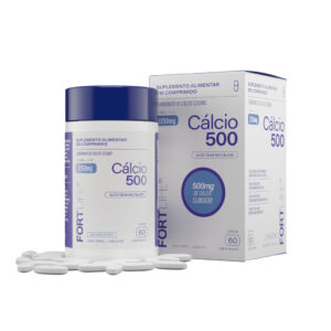 Cálcio 500 - Carbonato de Cálcio 1250mg 60 Comprimidos - Oferta na Shopee